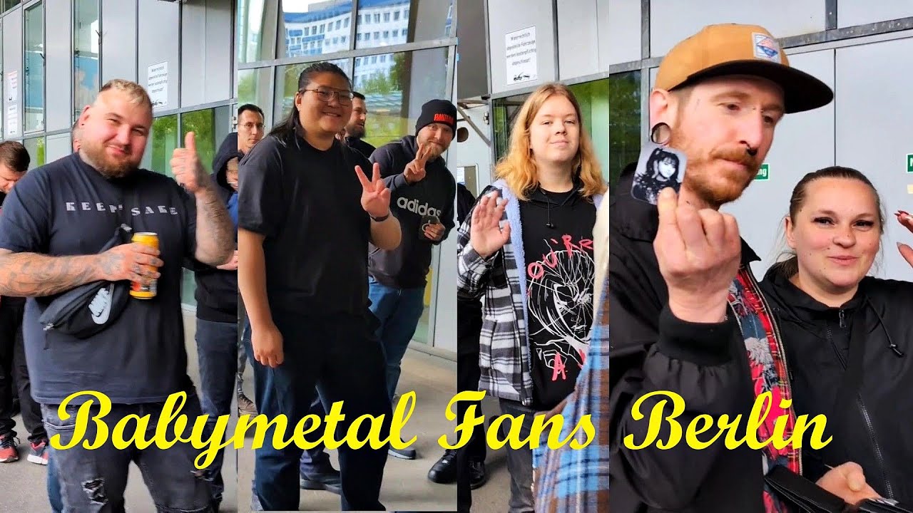 Babymetal Fans 2025 Berlin  #metal #kawaii