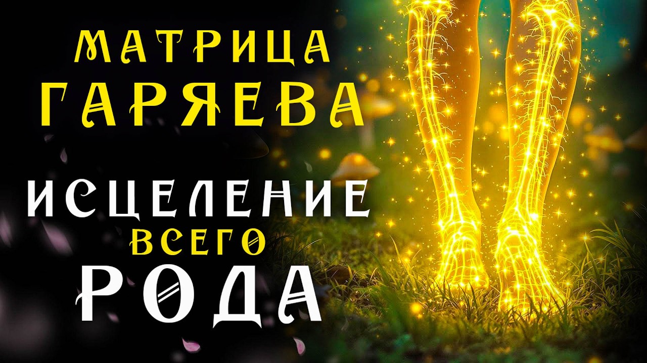Очень Мощная - действует сразу! ☀️ Матрица Гаряева Очищения Рода от Недугов ☀️ Спаси Своих Близких!