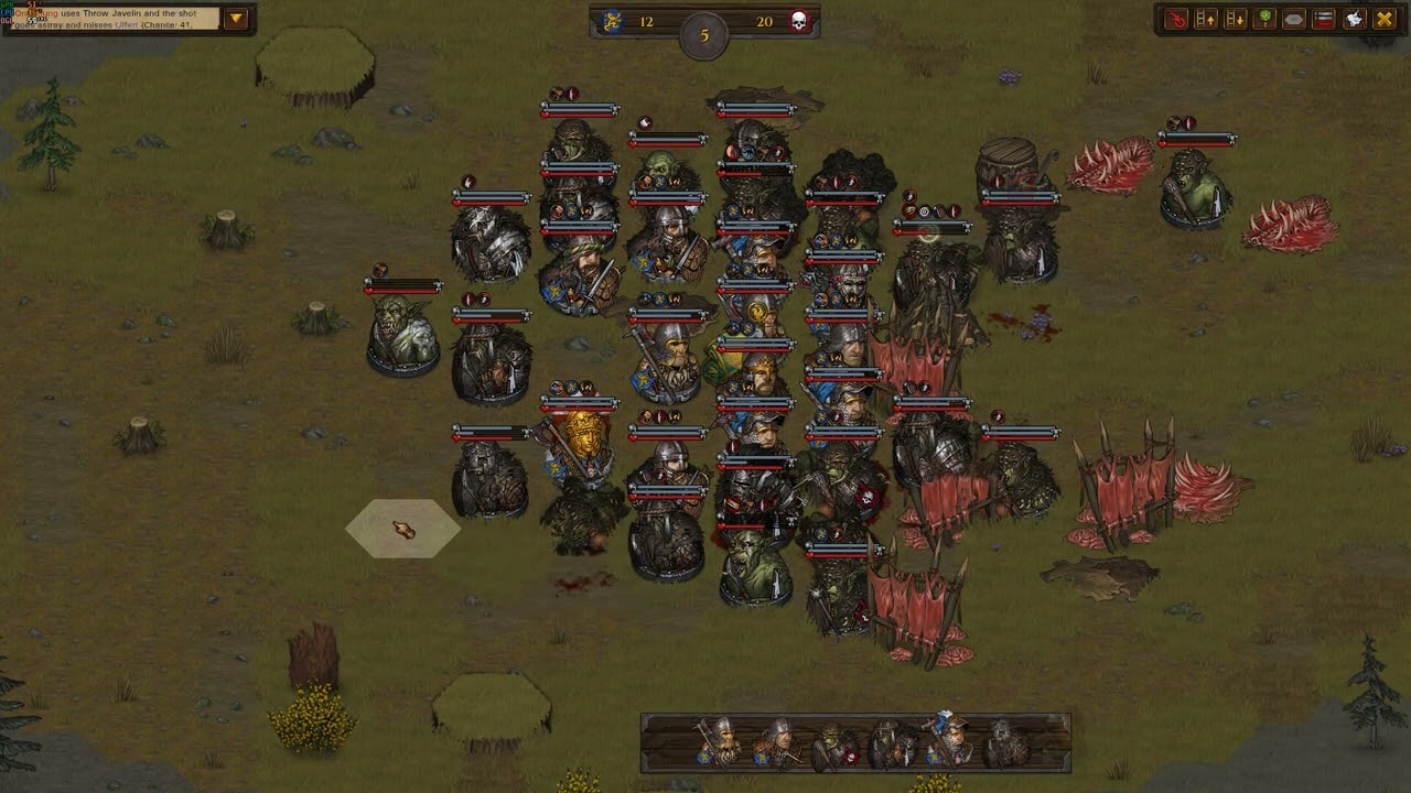 Battle Brothers - Late Game Orc camp