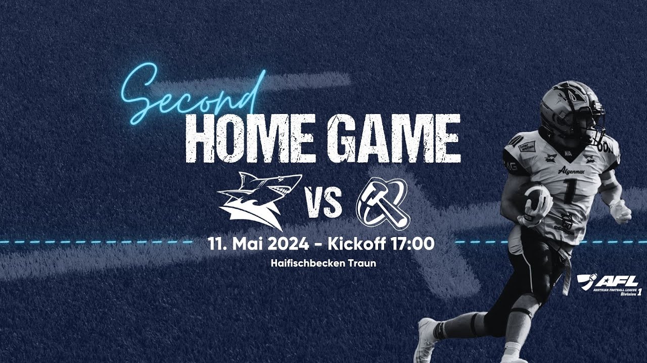 Livestream AFL DIV I Steelsharks Traun vs. Amstetten Thunder