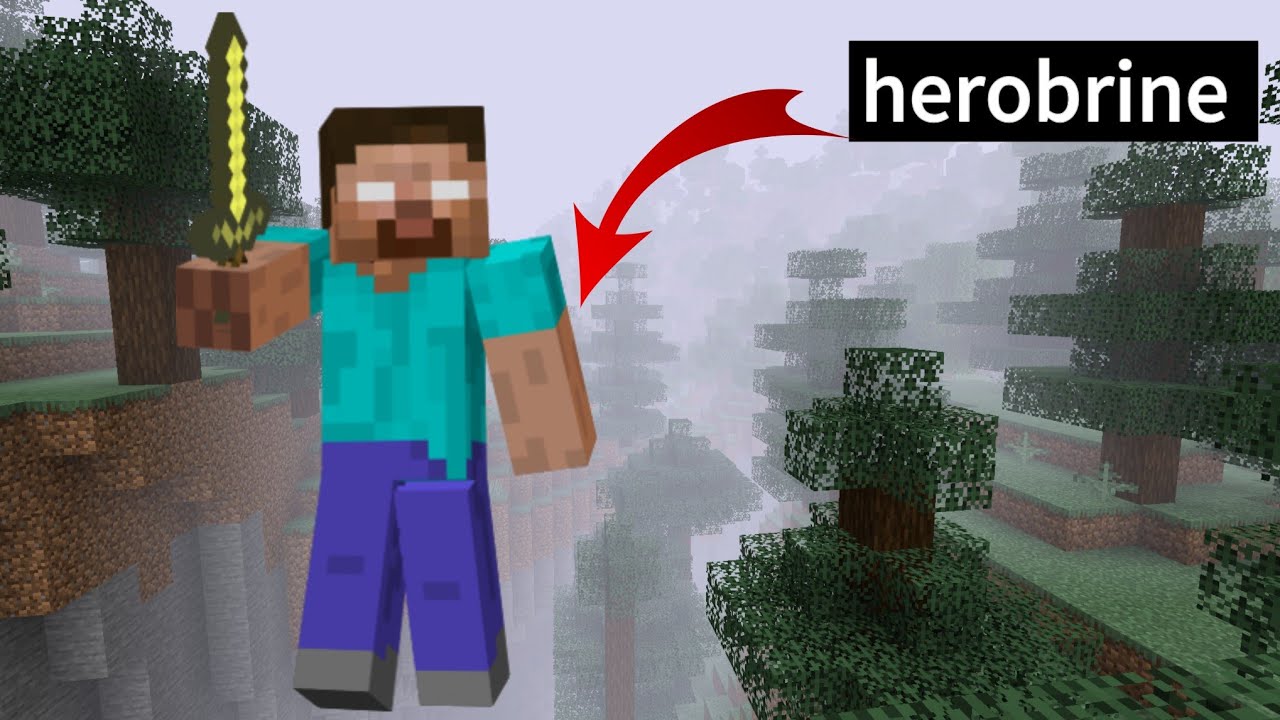 I spawn herobrine in Minecraft and then 😨 . Minecraft herobrine 