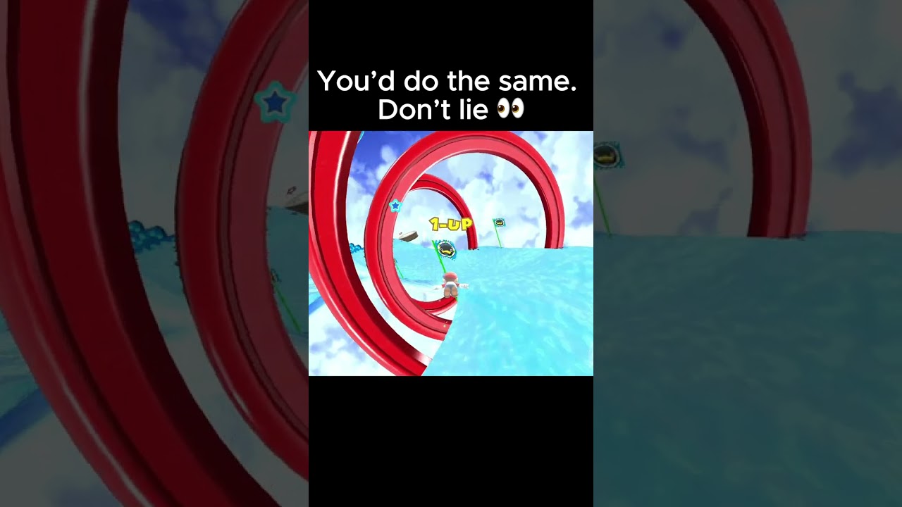 Mario ignored the star for star bits in Super Mario Galaxy #mario #nintendoswitch #nintendo