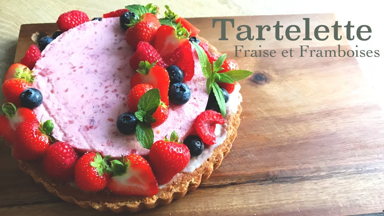 ✴︎苺と木いちごのタルトの作り方Tartelette Fraise et Framboise✴︎べルギーより＃02