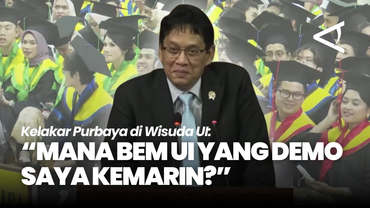 Momen Canda Menkeu Purbaya di Wisuda UI: Mana BEM UI yang Demo Saya Kemarin?