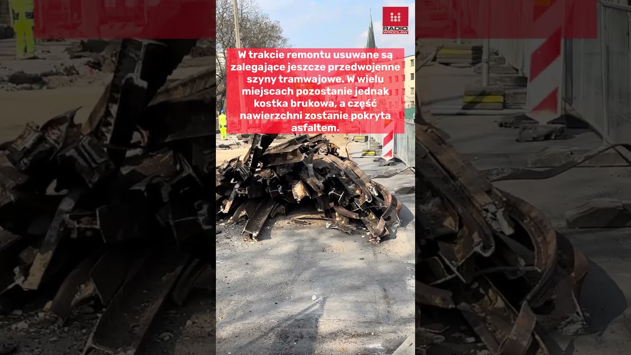 Remont ulicy Gajowickiej we Wrocławiu