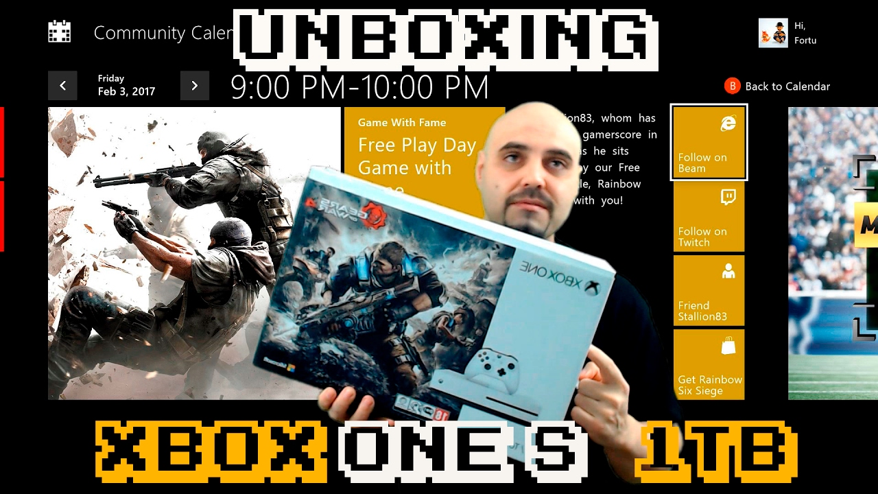 Unboxing Xbox One S 1TB mas Gears of war 4 | MondoXbox