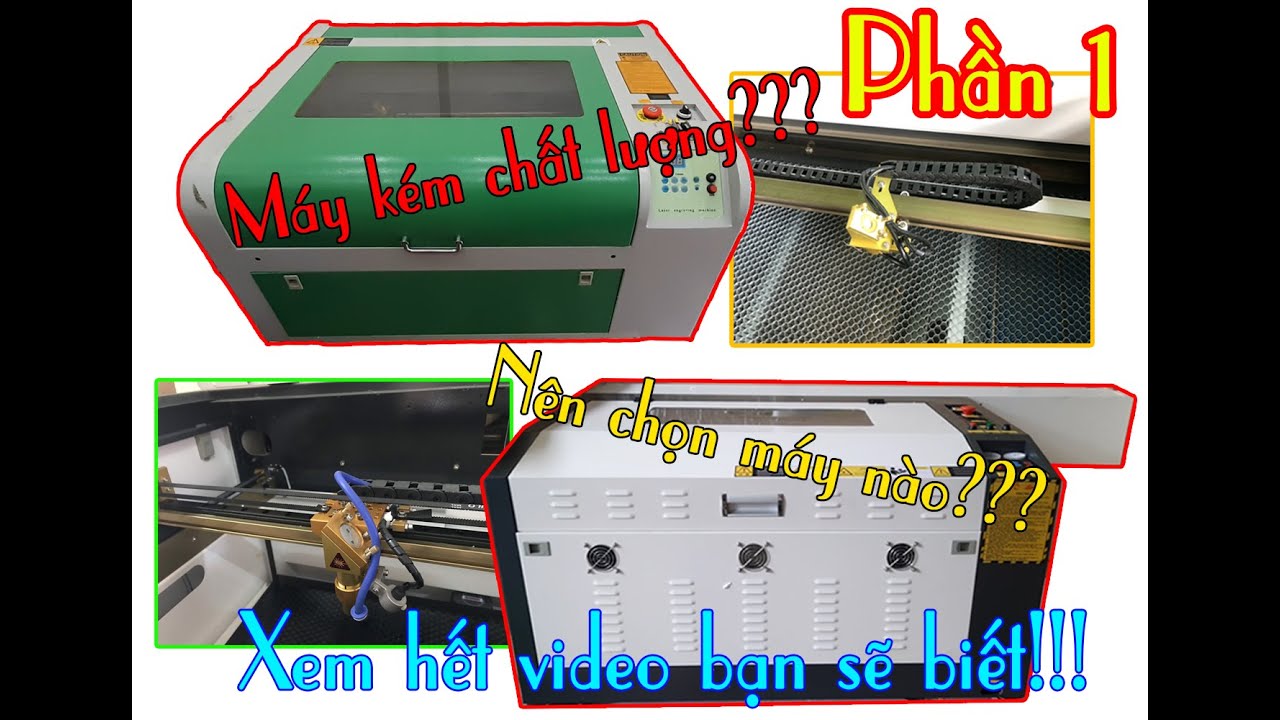 Kinh Nghiệm Chọn Mua Máy Cắt Khắc Laser CO2 Core XY PHẦN 1 | Máy Khắc Laser Cnc Laser Pro