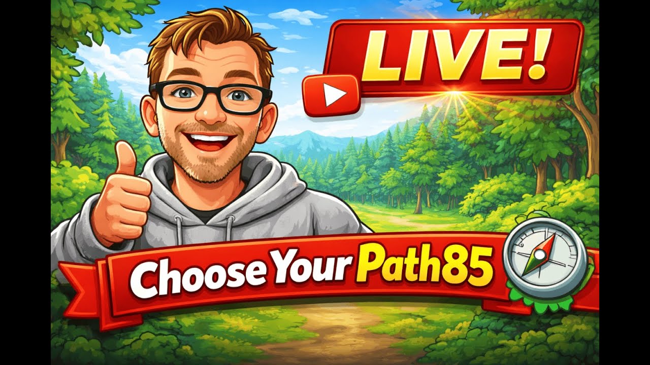 #live met @ChooseYourPath85 en we maken het gezellig