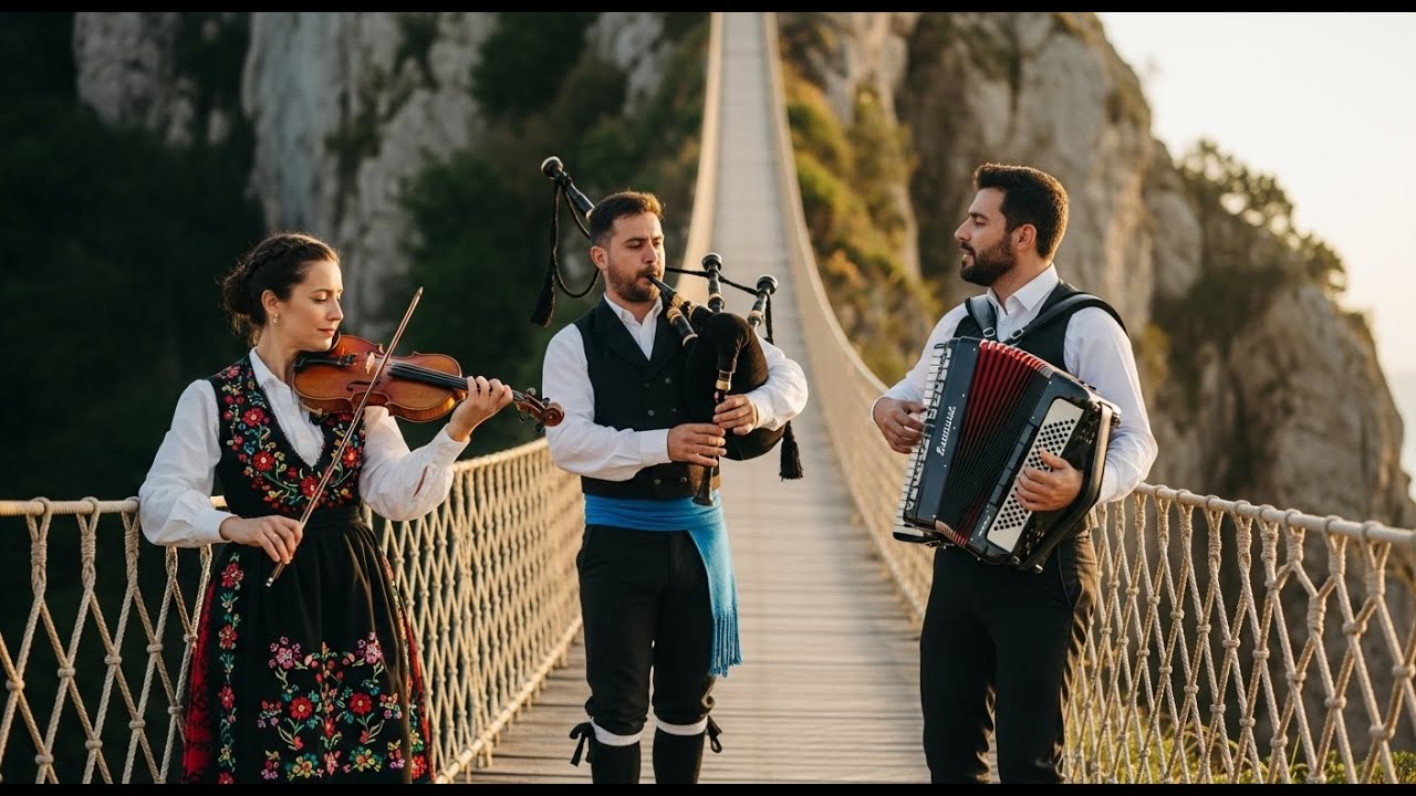 Albores Entre Montañas Celtas – Niebla Ancestral Sobre Pueblos Atlánticos