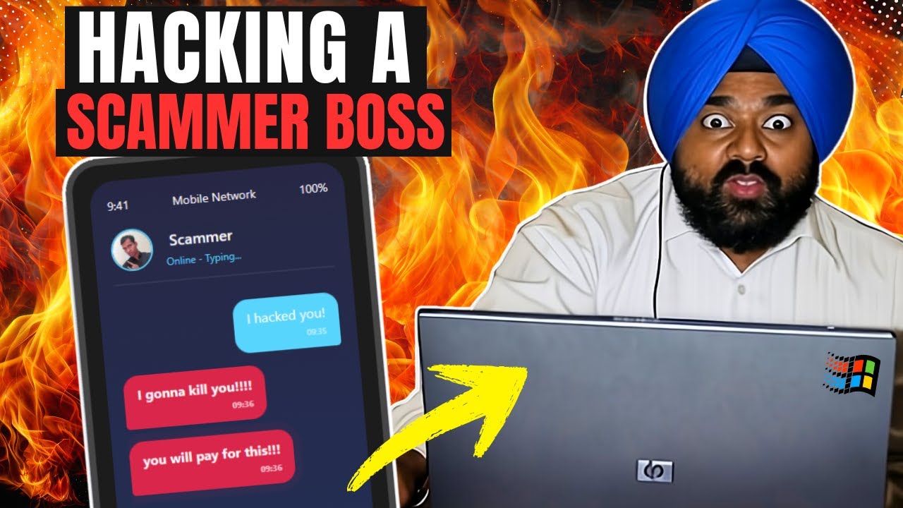The Scammer Realized Too Late I Was in His PC.