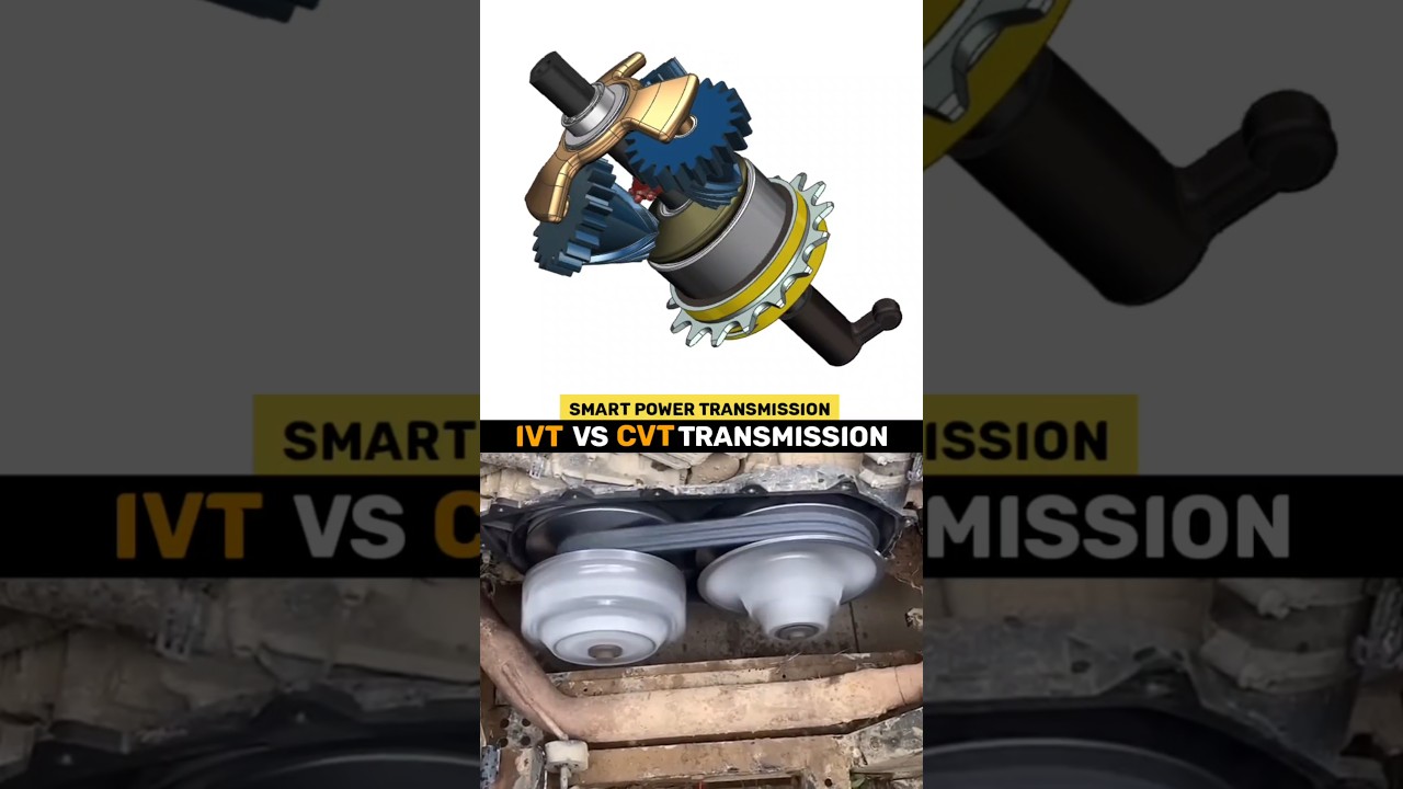 IVT vs CVT transmission #engineering #transmission #cvt #automobile #mech