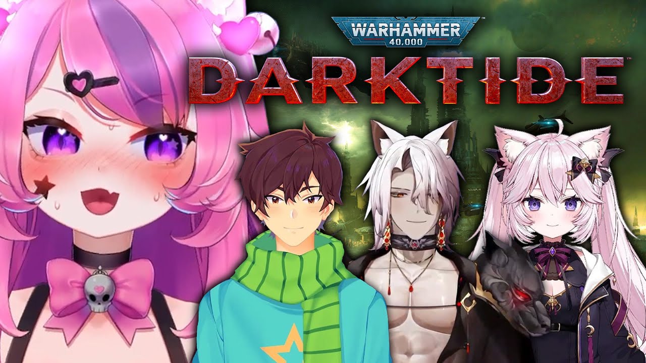Playing Warhammer 40k: Darktide with Sykkuno, Nyanners & Lord Aethelstan