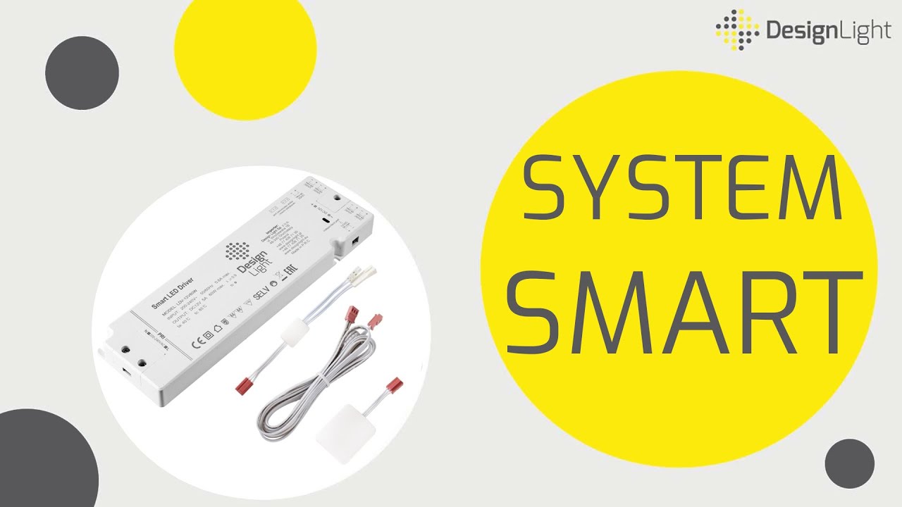 System SMART - prezentacja systemu - podłącz oświetlenie LED o mocy do 1200W - Design Light