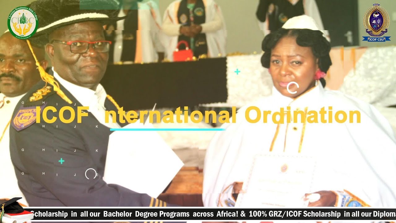 CRBC-ICOF-CSU  International Ordination, Chaplaincy Commissioning And Graduation for  December 2025