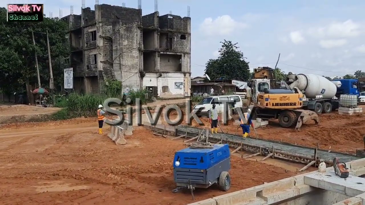 #update AS WORK CONTINUE AT PORT HARCOURT ROAD ABA #aba #abiastate #vlog #newabia #alexotti #content