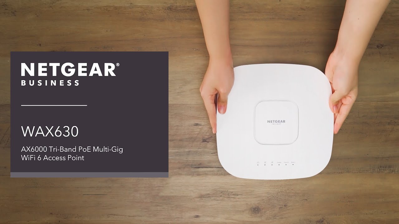NETGEAR WAX630 access point - How to Install