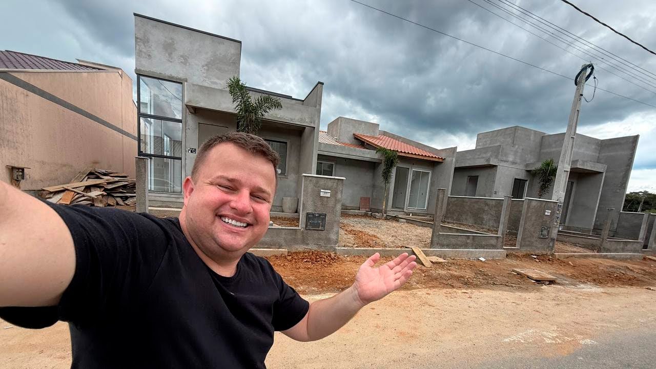 CONSTRUÇÃO DE 3 CASAS ECONÔMICAS , PEQUENAS E MODERNAS - OBRA MINHA CASA MINHA VIDA