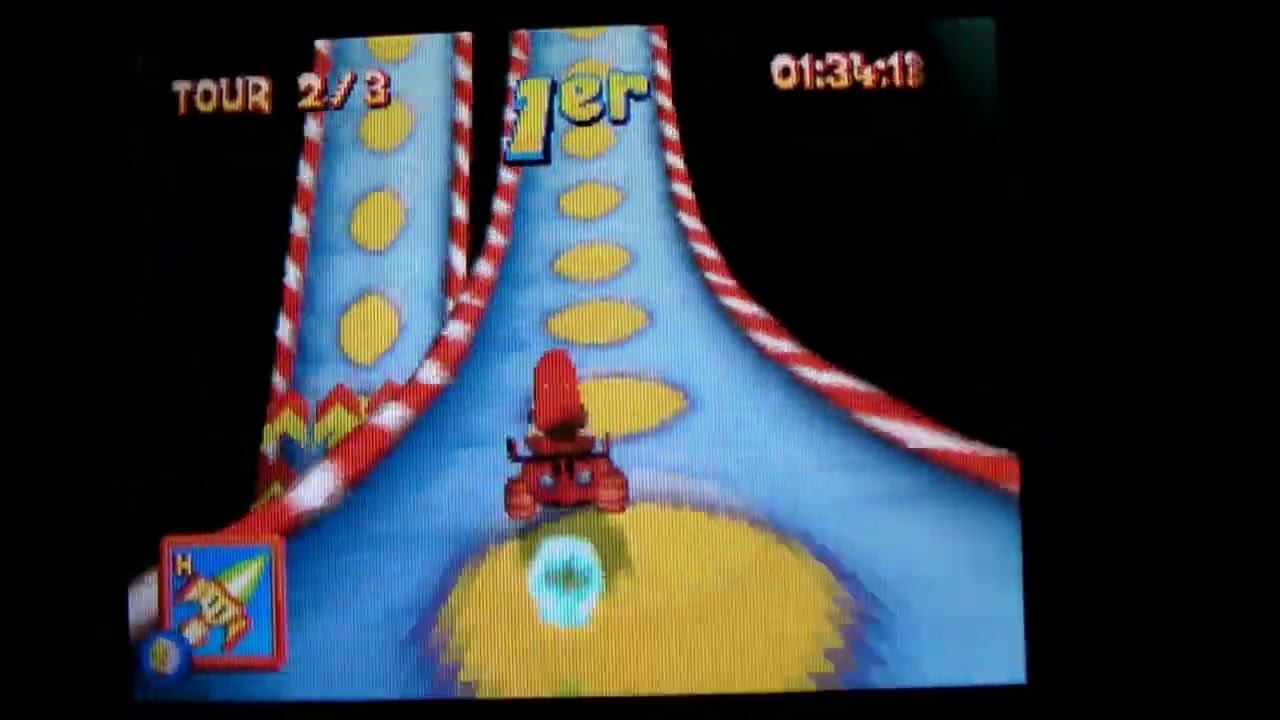 Diddy Kong Racing DS : Cavernes Lunaires (Diddy)