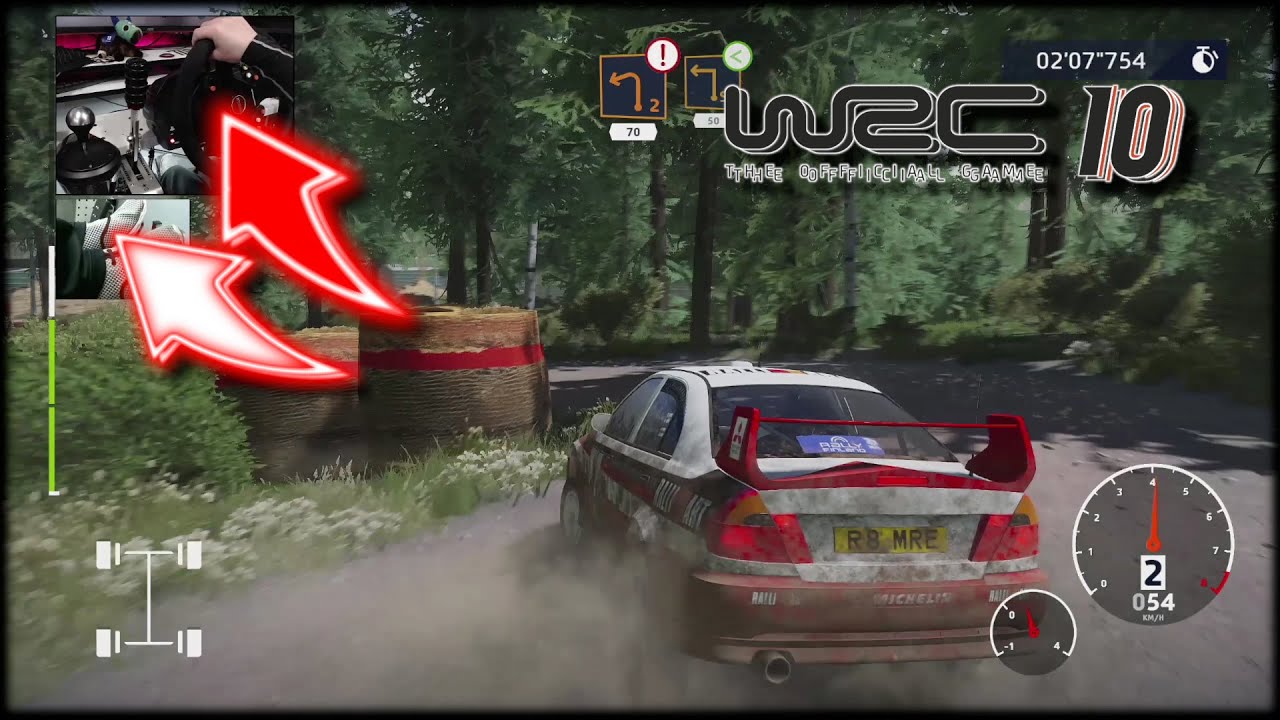 Mitsubishi Lancer Evo V WRC Rally Finland 2SS / WRC 10 Thrustmaster T300RS