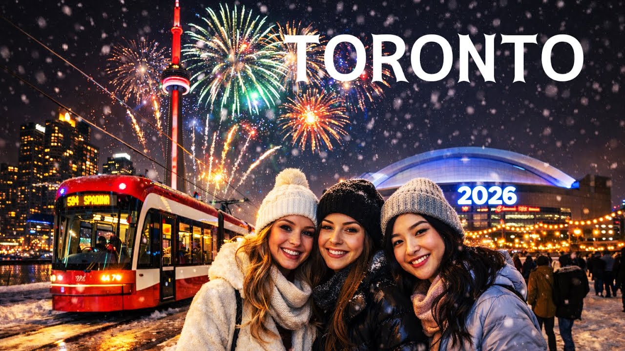 Happy New Year! 2026  | Toronto rings in 2026 with massive fireworks display