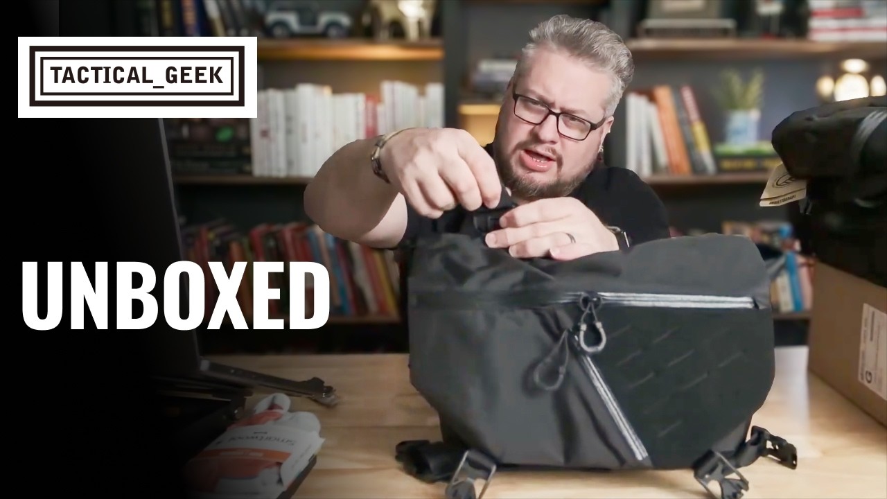 Распаковка сумки-мессенджера Tactical Geek Cache L7