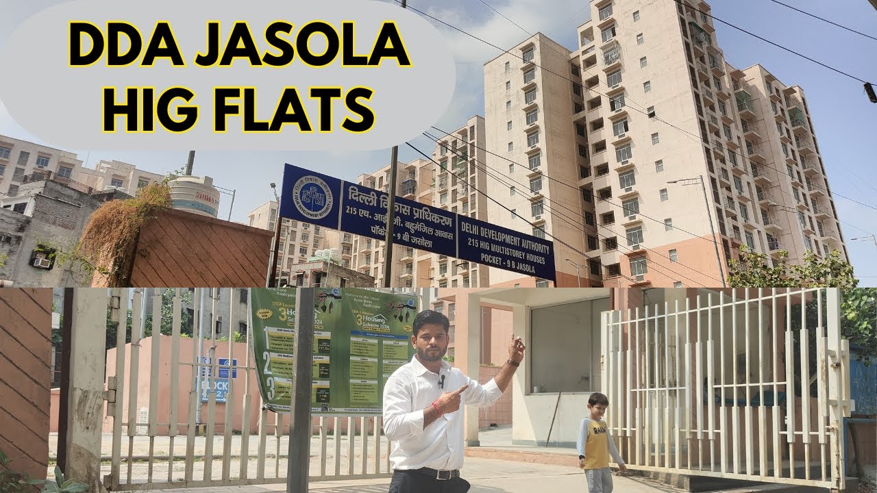 DDA 3 BHK HIG Flats Jasola Vihar | DDA Madhyam Vargiya Housing Scheme 2024 Jasola