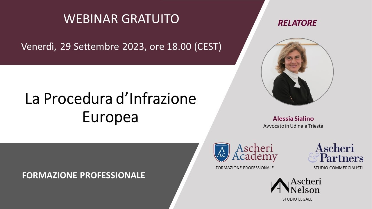 Webinar: La Procedura di Infrazione Europea