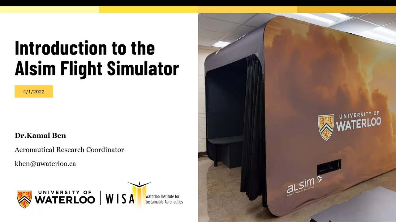 PDGA Seminar: Introduction to the ALSIM Flight Simulator