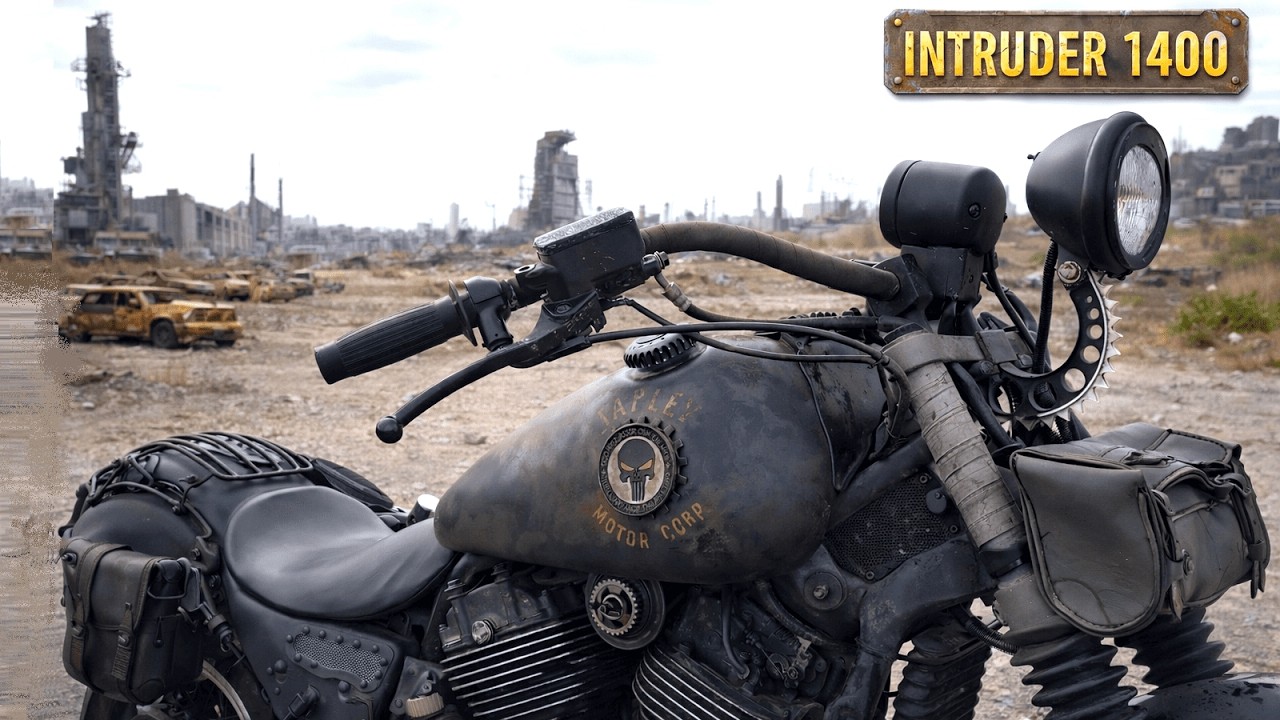 definitely a great custom motorcycle / suzuki intruder