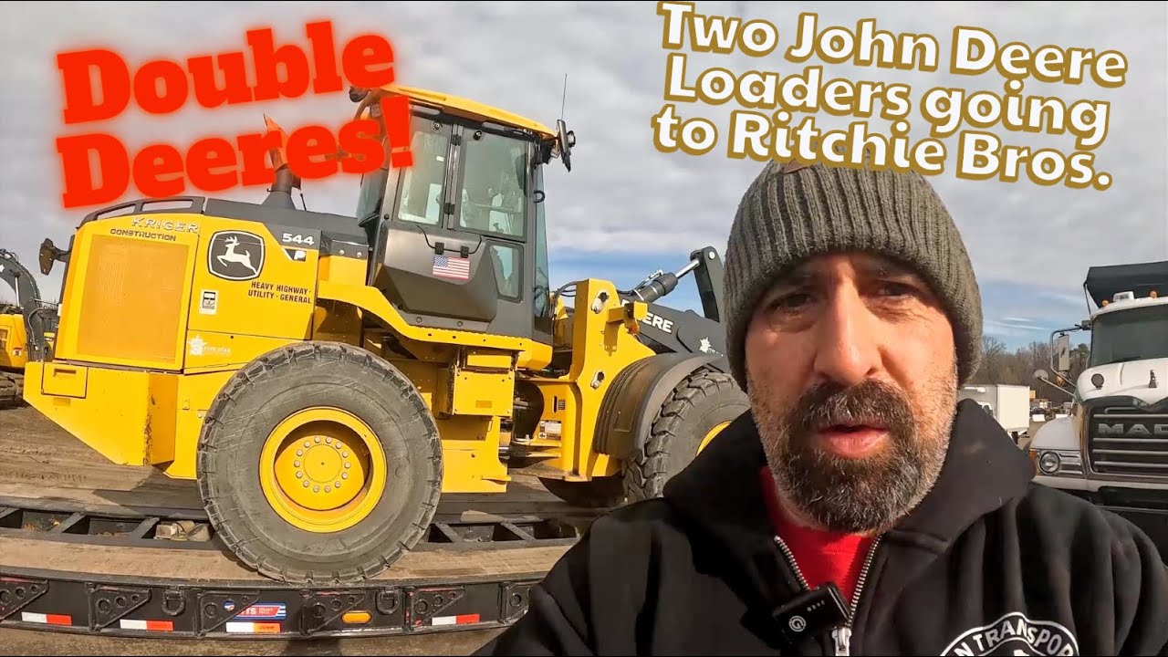 Two John Deere loaders headed to Ritchie Brothers in Northeast, Md!