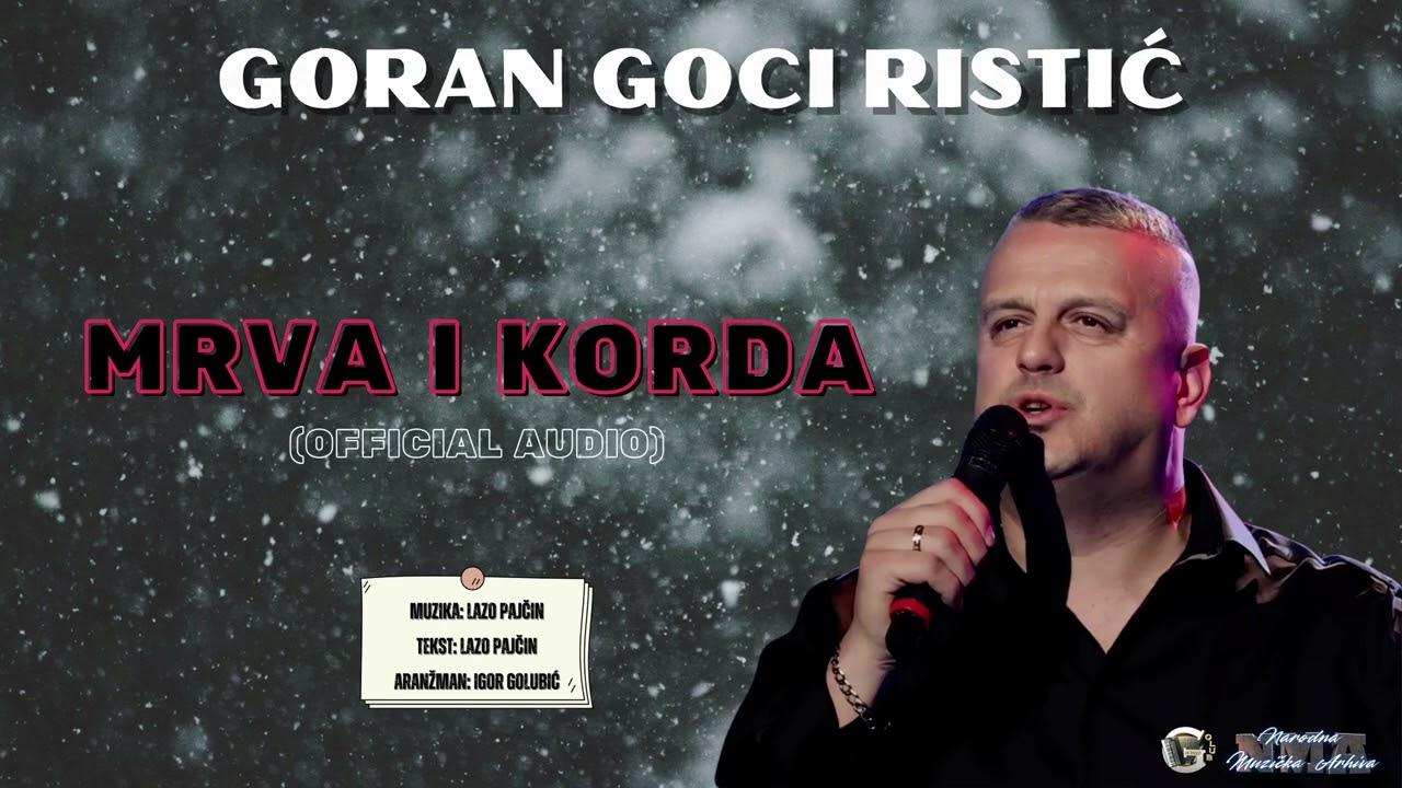 Goran Goci Ristic - Mrva i Korda (Official Audio)