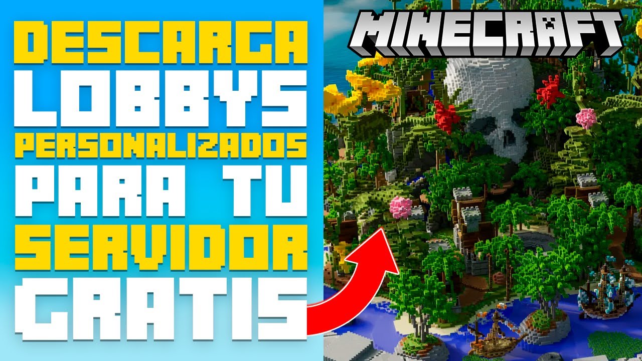 C&oacute;mo Descargar Lobbys para SERVERS de Minecraft! *Gratis*