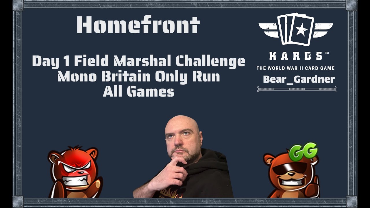 Homefront Day One to FM On Mono Britain Challenge All Games.