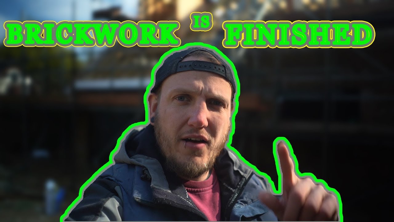 BUILDING A HOUSE ALONE from START TO FINISH | E.P 38 [Finishing the brickwork]