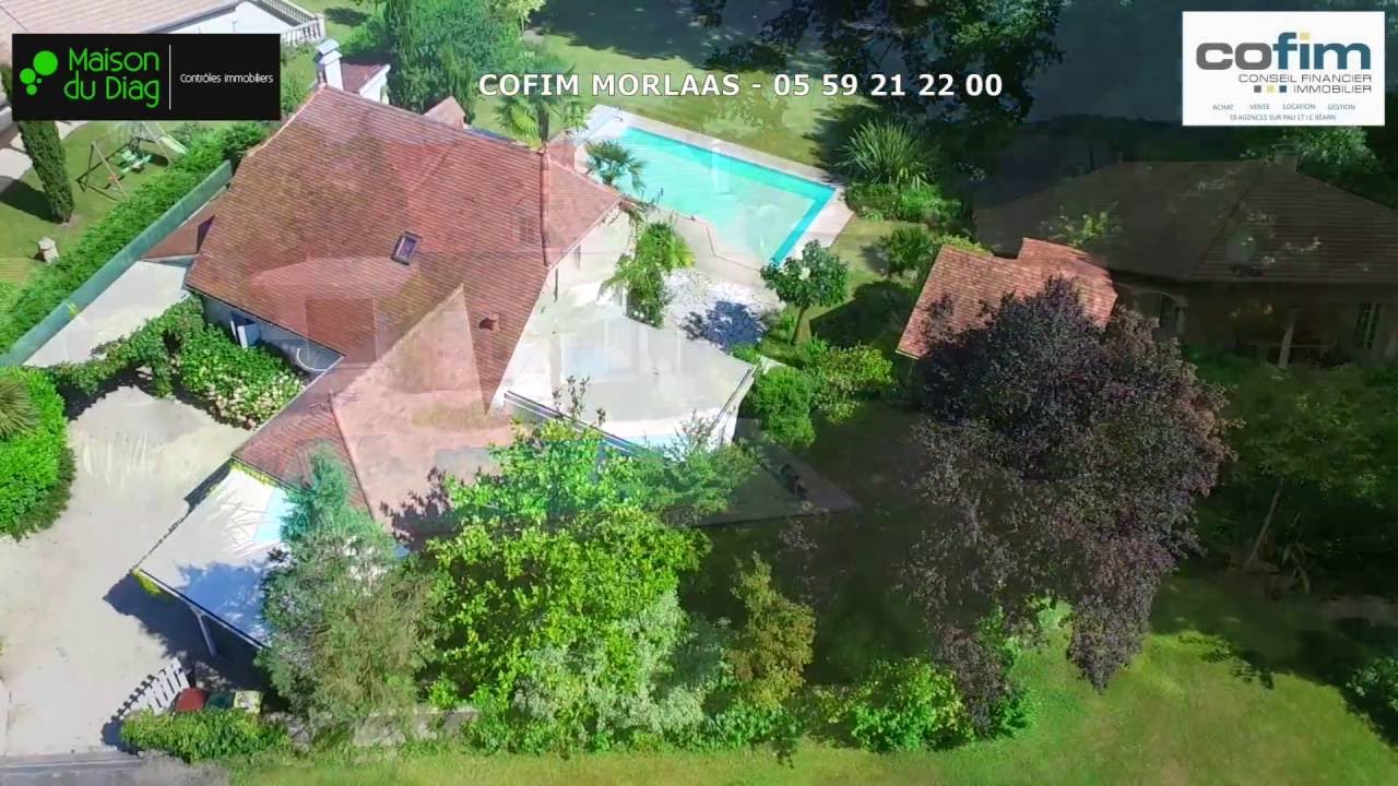 Maison à Vendre Cofim Morlaas M1.2VF - Vue aérienne par DRONE à PAU