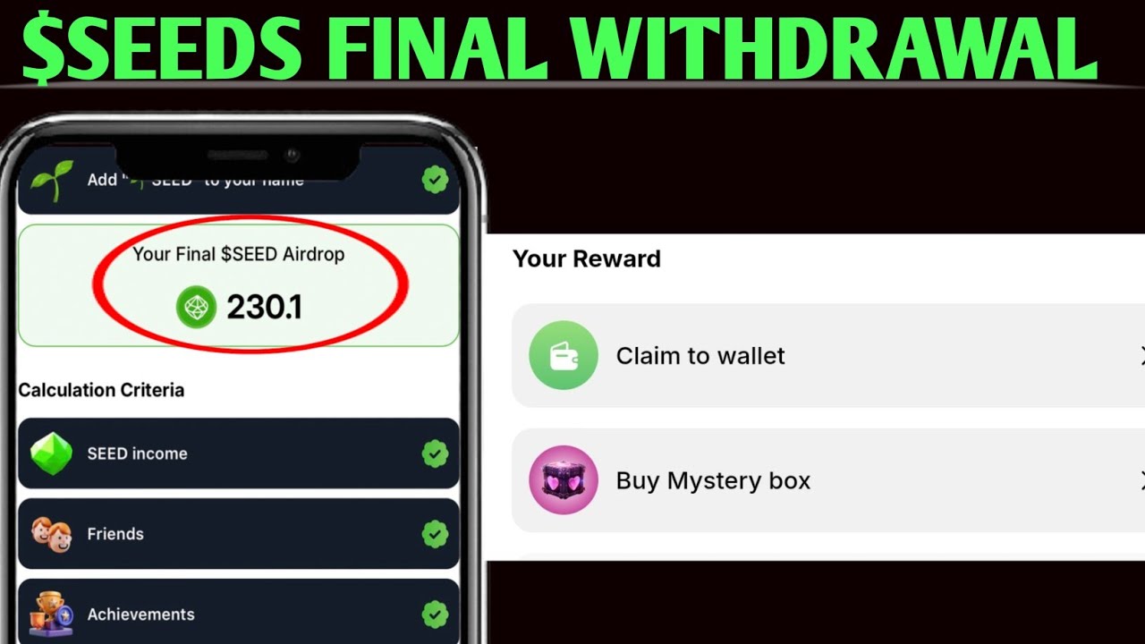 How to Claim $SEED Airdrop To WALLET ( Step-by-step guide )