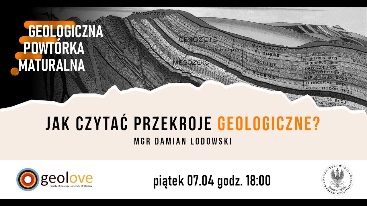 Geologiczna Powtórka Maturalna - Jak czytać przekroje geologiczne? - spotkanie 9