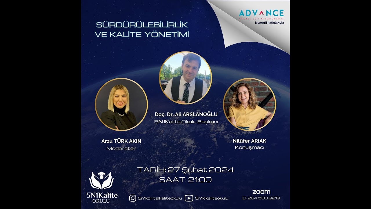 SÜRDÜRÜLEBİLİRLİK VE KALİTE YÖNETİMİ
