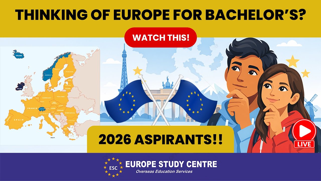 Thinking 🤷‍♀️Of Europe For Bachelor's? 2026 Aspirants!!📚👩‍🎓Watch This!