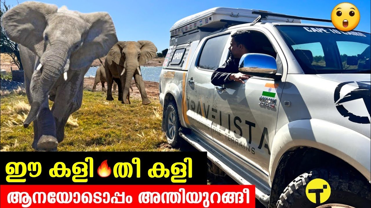 EP#12 🔥രാത്രിയിൽ ആനയോടൊപ്പം ഉറങ്ങിയപ്പോൾ സംഭവിച്ചത് 😳😳| CAPE TO CAIRO ⛔️⛔️