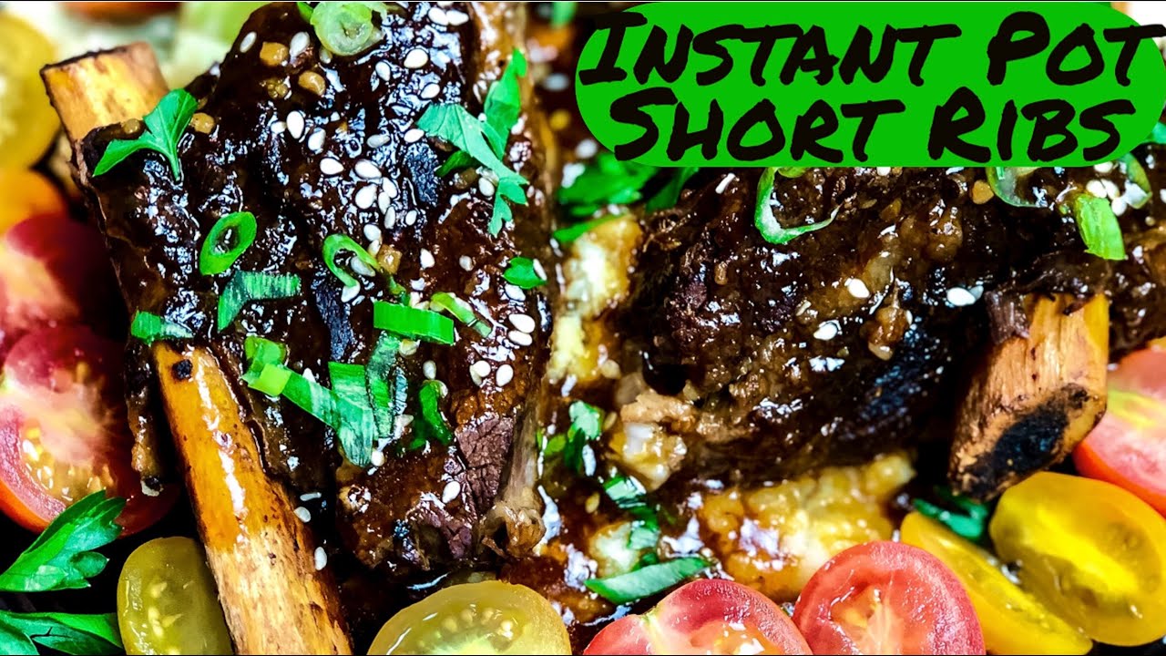 Instant Pot Short Ribs - Sweet and Sticky Asian Style Instant Pot Beef Short Ribs