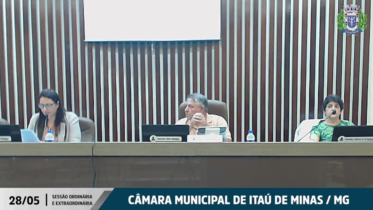 SESSÃO ORDINÁRIA E EXTRAORDINÁRIA DO DIA 28/05/2024