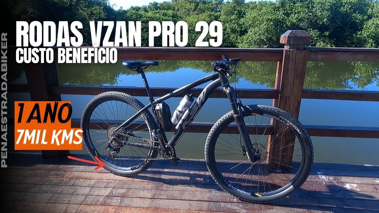 PAR DE RODAS VZAN EXTREME PRO ARO 29 CUBOS SHIMANO 505 - 36F 11V