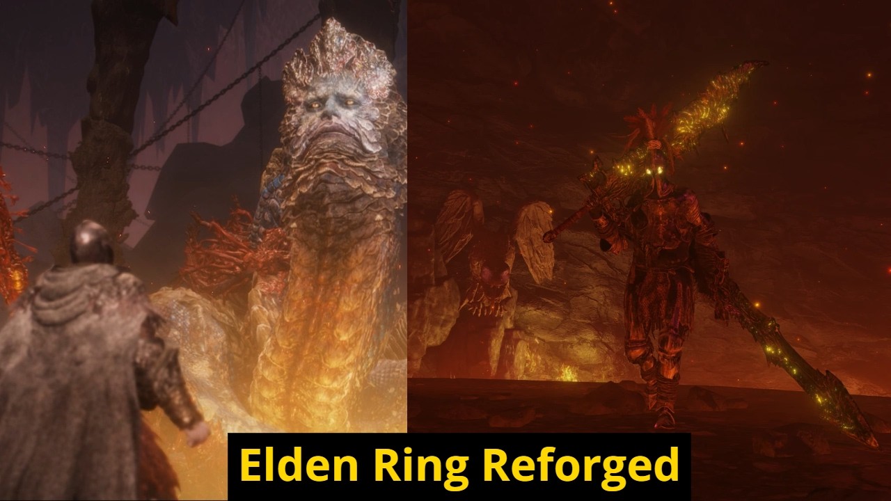 Elden Ring Reforged Mt. Gelmir ALL BOSSES (1080p 60 FPS)
