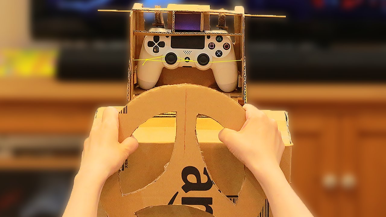 Контроллер гоночных колес для PS4. Я сделал его сам, и он отлично сработал [DIY].