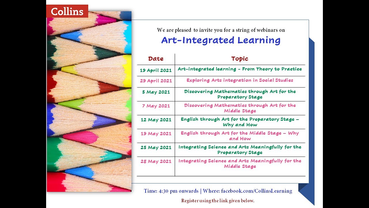 Webinar on Exploring Arts integration in Social Science by Ms Archana Golcha