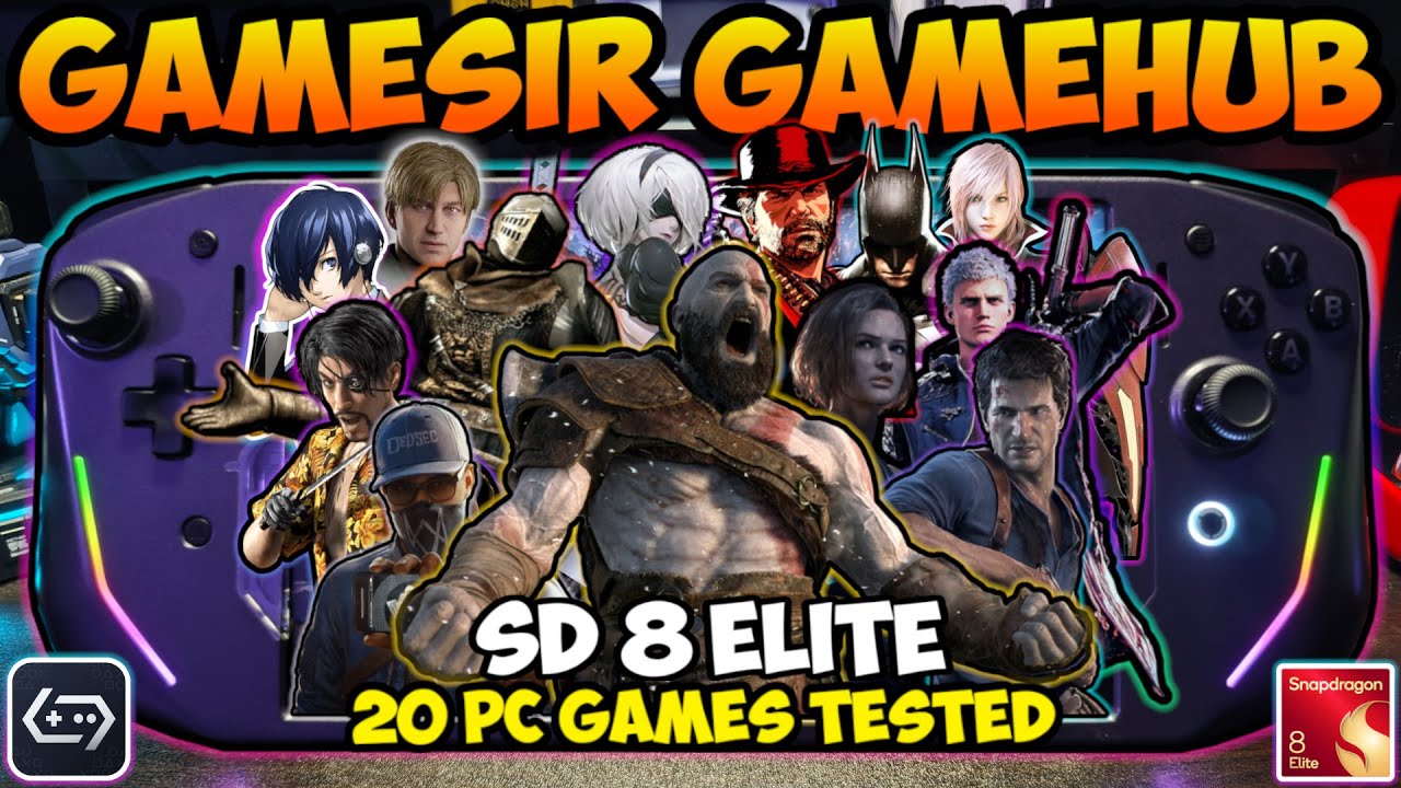 20 AAA Games Tested | SD 8 ELITE | LENOVO LEGION Y700 GEN 4 | Gamehub V5.3.5 | Turnip Driver v26 |