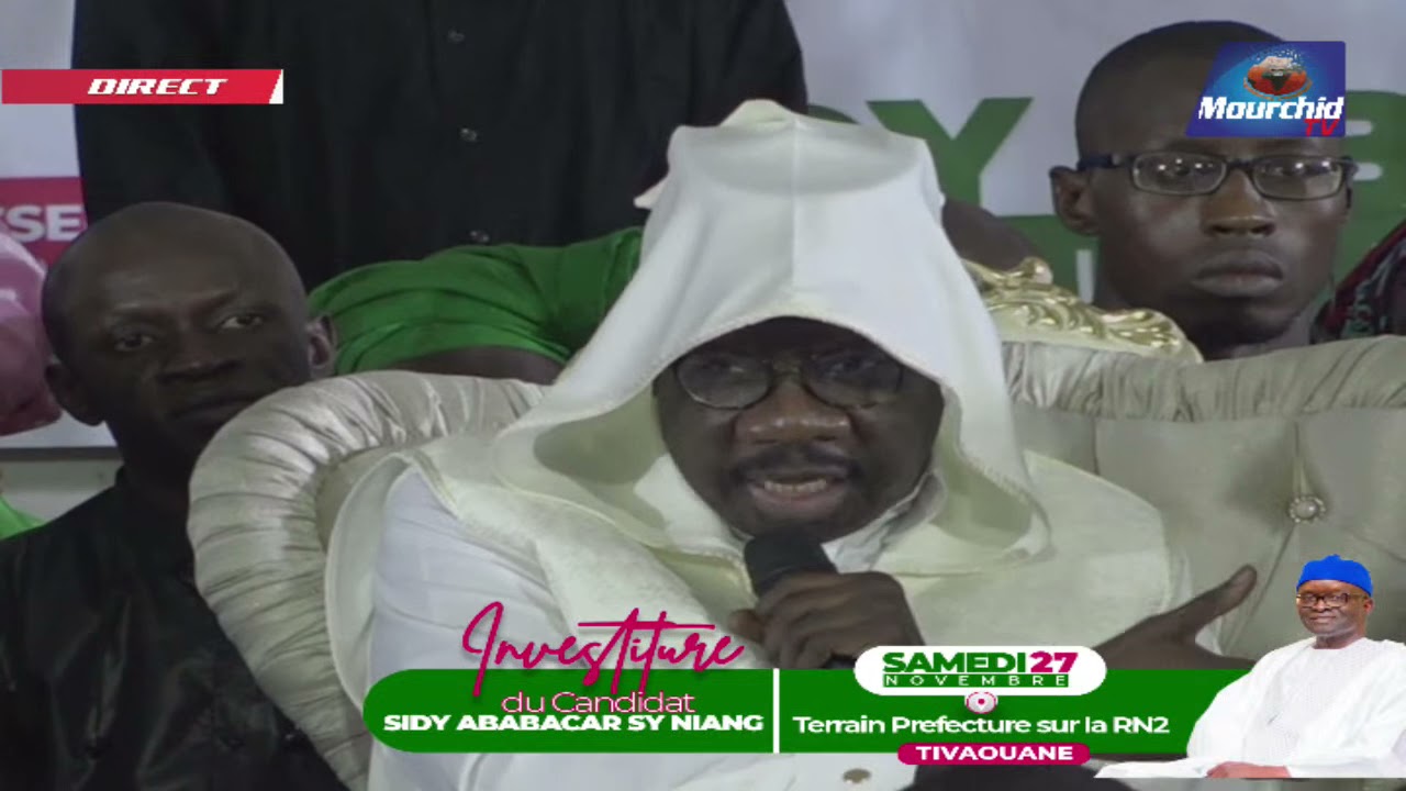 🔴L'intervention de Serigne Moustapha SY au meeting de Yewwi Askan Wi à Tivaouane