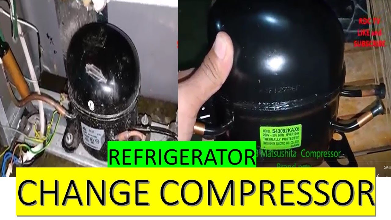 HOW TO CHANGE THE COMPRESSOR OF A REFRIGERATOR