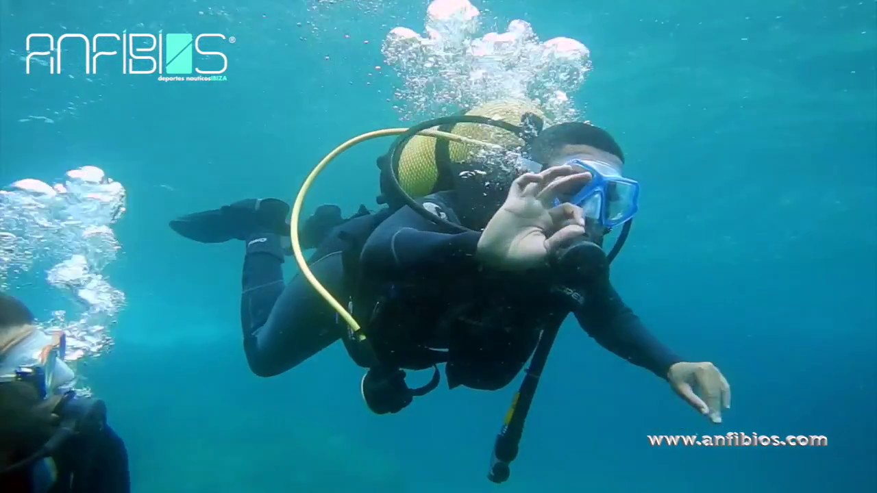Becoming Scuba addicts in Ibiza, Intro dive program.